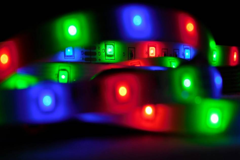 Ergonomic gaming pillow on desk setup with RGB lighting